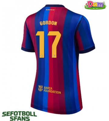 Barcelona Anthony Gordon #17 Hemmatröja Kvinnor 2026-27 Kortärmad
